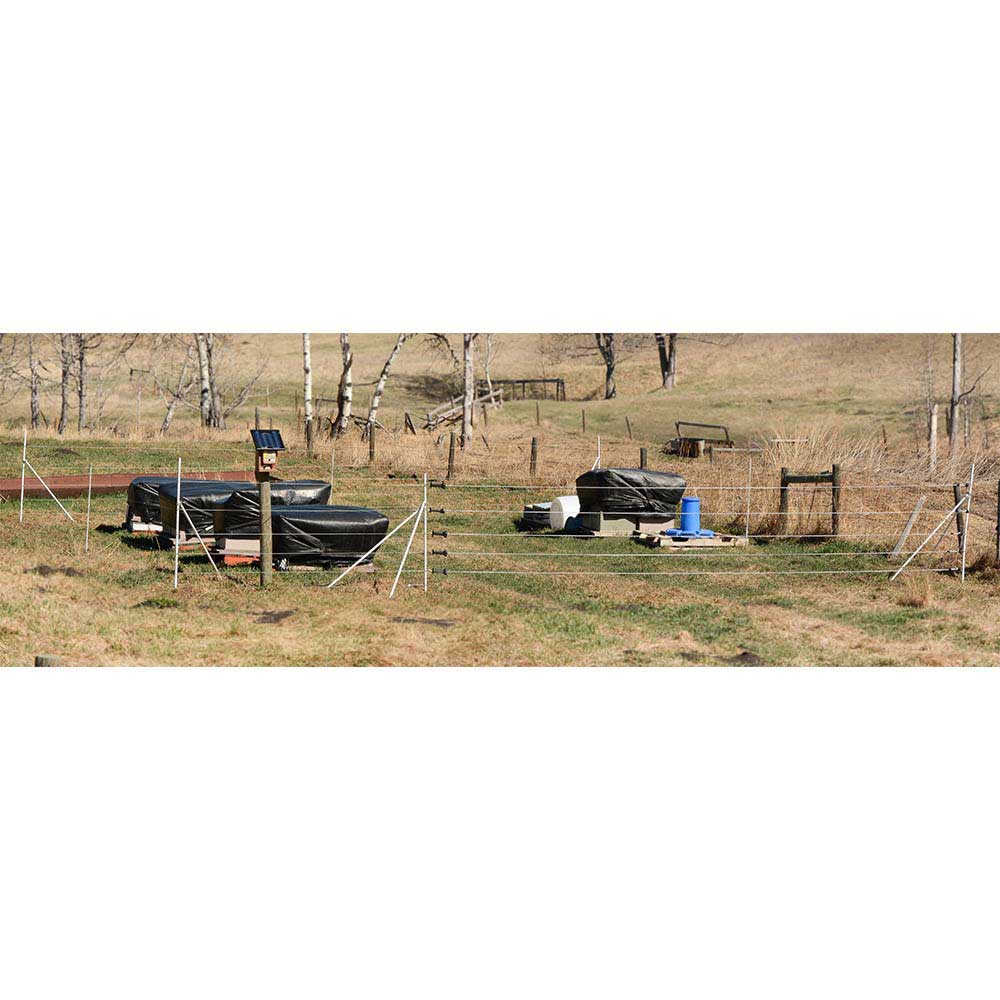 Heavy-Duty Portable Electric Fence System (50' X 50')