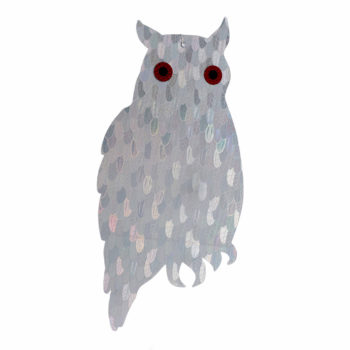 Holographic Iridescent Guardian Owl