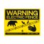 Large Electric Fence Warning Sign
