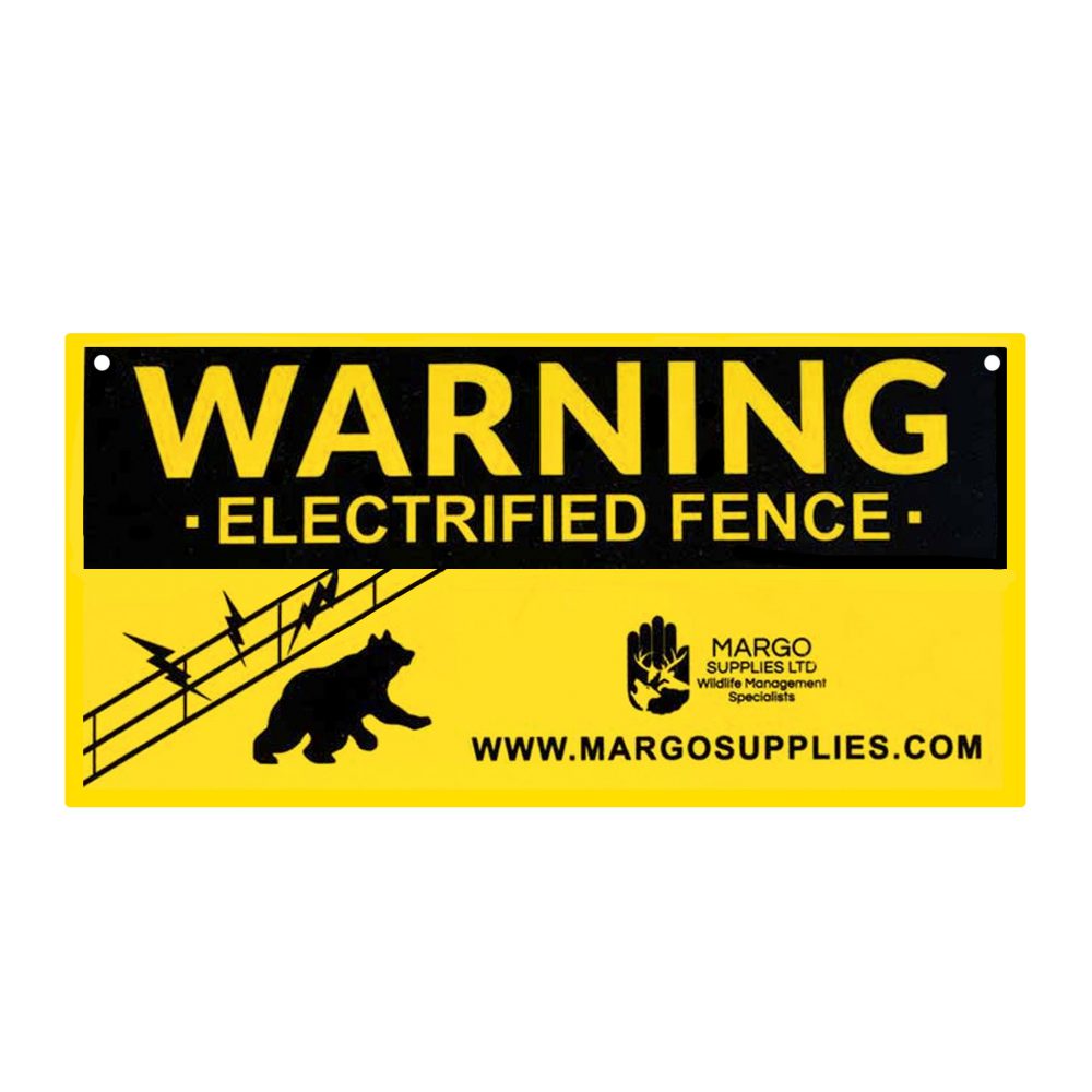 Small Electric Fence Warning Signs